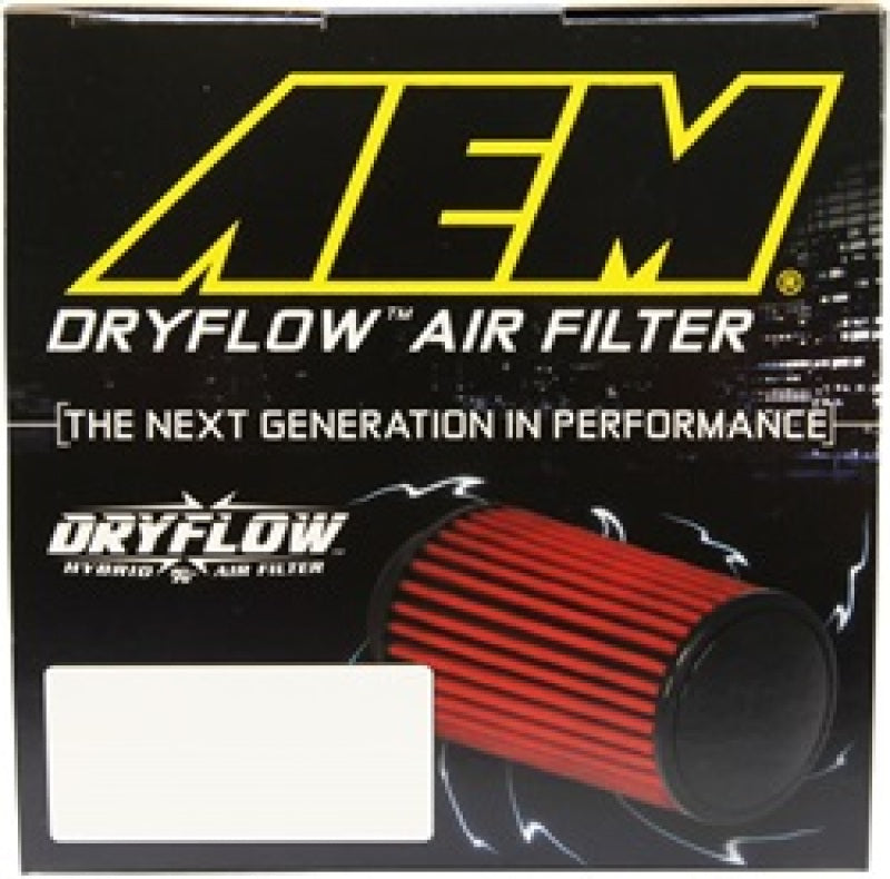 AEM Induction 21-204DK Dryflow Universal Clamp-On Air Filter, 3.5 Inch Diameter