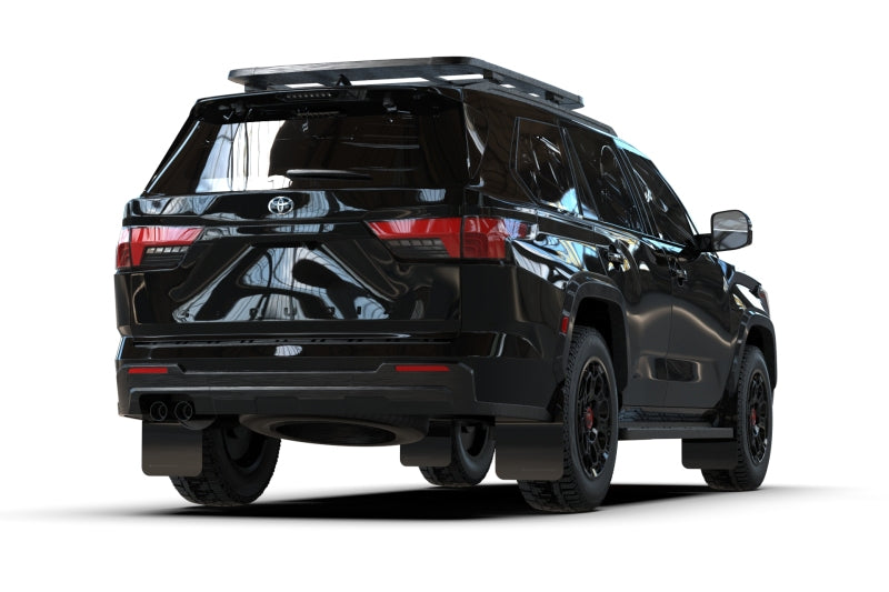 Rally Armor 23-24 Toyota Sequoia Black UR Mud Flap w/ Metallic Black Logo (MF88-UR-BLK-MBK)