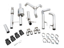 AWE Tuning 4th Gen GM 1500 5.3L 0FG Cat-Back Split Rear Exit (w/ Bumper Cutouts) - Quad Diamond Tips