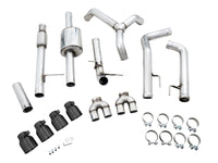 AWE Tuning 4th Gen GM 1500 5.3L 0FG Cat-Back Split Rear Exit (w/ Bumper Cutouts) - Quad Diamond Tips