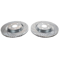PowerStop 19-21 Subaru Forester Front Evolution Drilled & Slotted Rotors - Pair