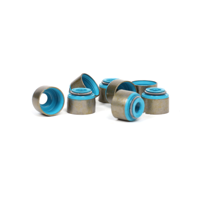BLOX Racing Honda 5.5mm Valve Stem Seals Blue FKM Set of 16