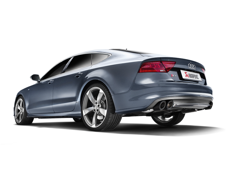 Akrapovic Evolution Line Titanium Cat Back Exhaust System for 2013-2017 Audi S6 and S7 Models