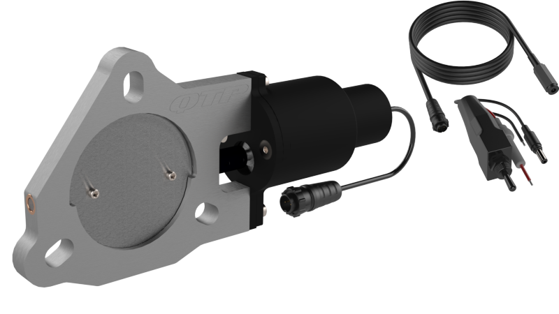 QTP 3in Bolt-On QTEC Electric Cutout Valve for Borla Exhausts - Single (QTEC30B)