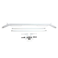 BLOX Racing Silver Harness Bar for 1988-2001 Honda Civic, 1992-2006 Acura RSX, 1988-1991 Honda CRX, and 1994-2001 Acura Integra