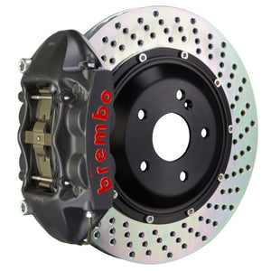 Brembo 23+ GR Corolla Rear GTS BBK 4 Piston Cast 345x28 2pc Rotor Drilled-Black HA (2P1.8062AS)