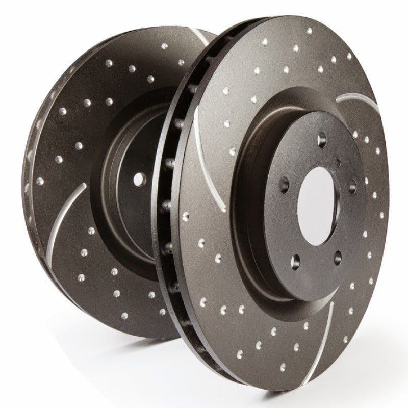 EBC 34319 3GD Series Sport Slotted Front Rotors for Subaru Legacy, Outback, WRX, and Tribeca