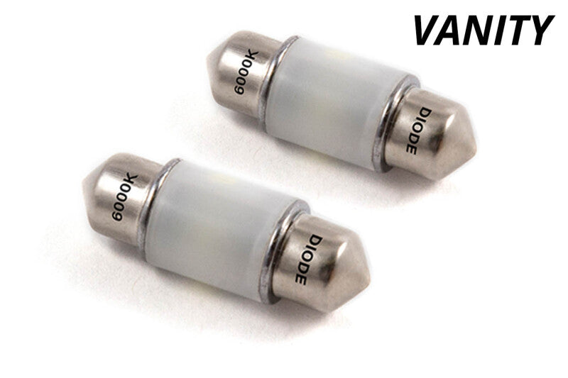 Diode Dynamics 31mm HP6 LED Bulb - Cool White, Pack of 2 for Honda Civic and Mazda 3