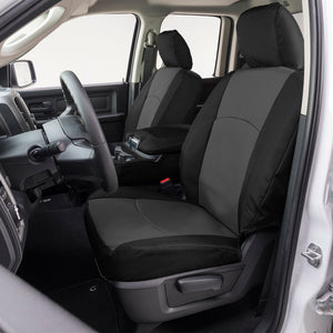 Covercraft 17-24 Nissan Armada Endura PrecisionFit Custom Front Row Seat Covers - Charcoal/Black (GTN676ABENCB)