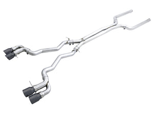 AWE Tuning 18-19 BMW M5 (F90) 4.4T AWD Cat-Back Exhaust - Track Edition (Diamond Black Tips)