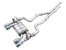 AWE Tuning BMW F8X M3/M4 SwitchPath Cat-Back Exhaust - Chrome Silver Tips