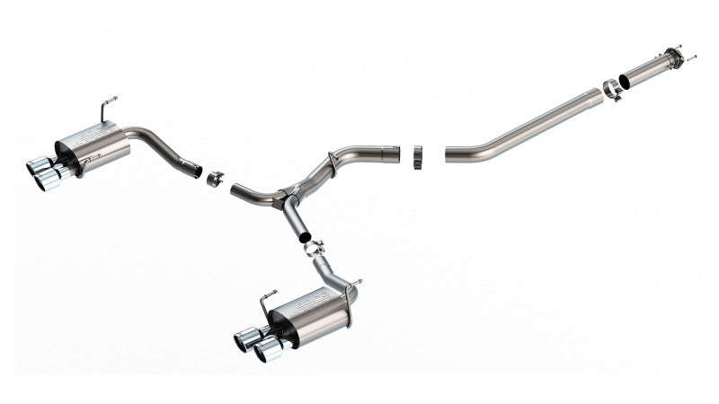 Borla S-Type Cat-Back Exhaust System for 2022-2025 Subaru WRX 2.4L Turbo AWD