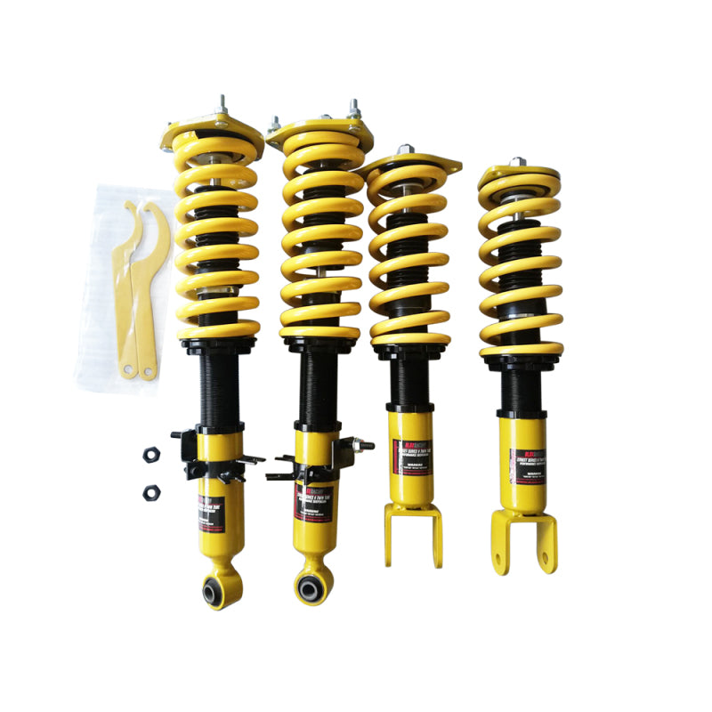 BLOX Racing Non-Adjustable Street Series II Coilovers for 2009+ Nissan G37 and 370Z RWD