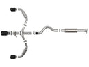 aFe 23+ Toyota GR Corolla L3 1.6L (t) Gemini XV 3in to 2-1/2in Cat Back Exhaust w/ Black Tips (49-36070-B)