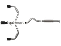 aFe 23+ Toyota GR Corolla L3 1.6L (t) Gemini XV 3in to 2-1/2in Cat Back Exhaust w/ Black Tips (49-36070-B)