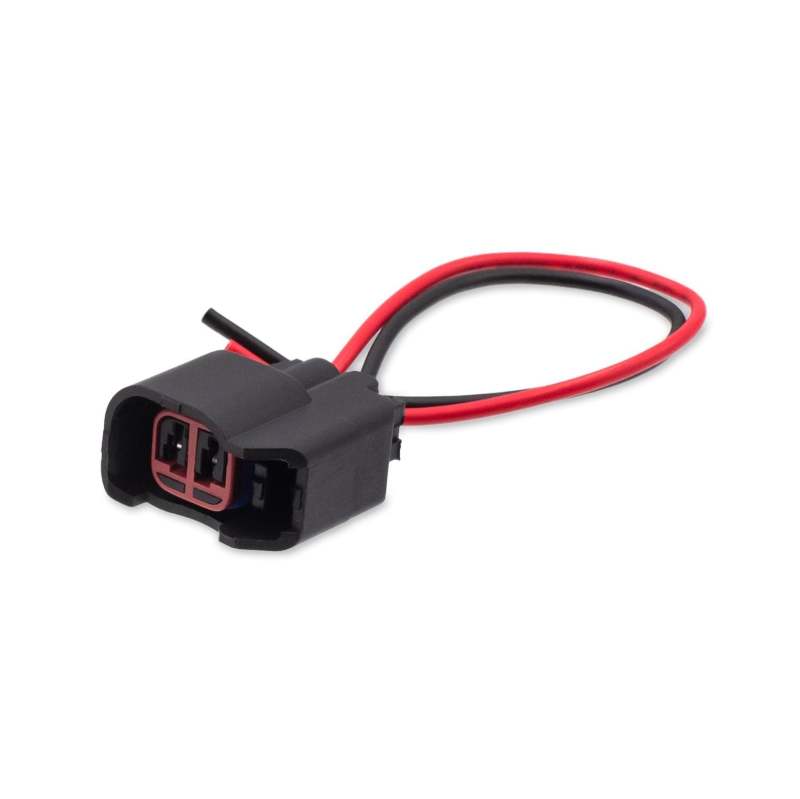 BLOX Racing EV14 Female Injector Pigtail Set of 4 – Compatible with Automotive Fuel System Connectors
