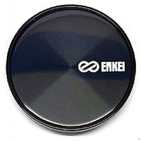 Tapa central plana opcional Enkei con. Anillo negro para TSP6, Tenjin, T6S, Kojin, Raijin 19in y M5