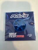 RAYS x LEEN TE37 MAG PIN BADGE BL | 7499LEEN37MAG