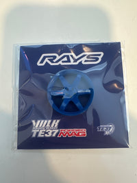 RAYS x LEEN TE37 MAG PIN BADGE BL | 7499LEEN37MAG