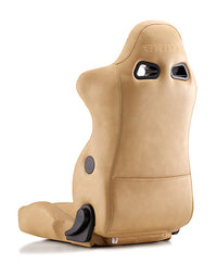 Bride Beige Leather Euroster II Cruz Reclinable Seat | E55MSR