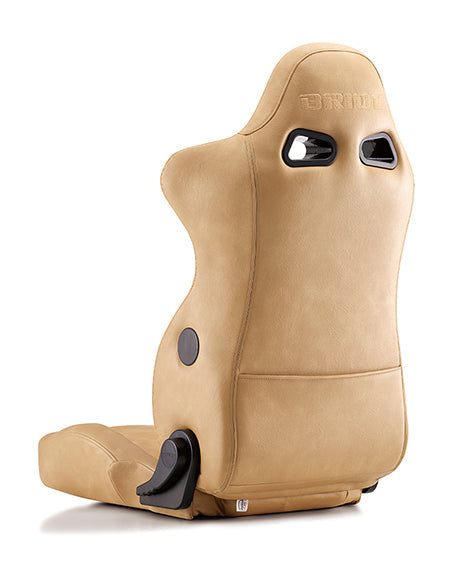 Bride Beige Leather Euroster II Cruz Reclinable Seat | E55MSR