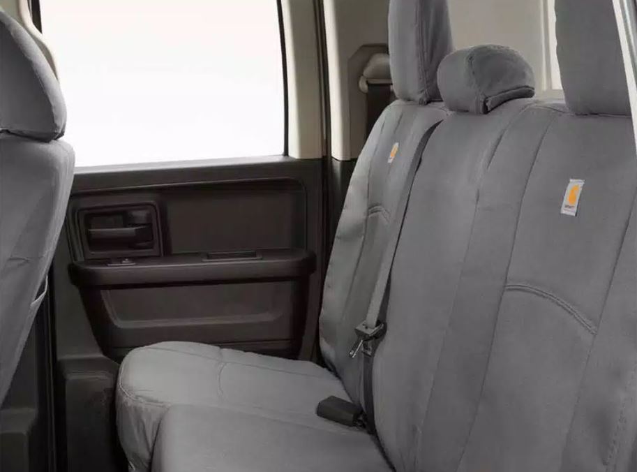 Covercraft 17-24 Nissan Armada Carhartt PrecisionFit Custom Second Row Seat Covers - Gravel (GTN678CAGY)