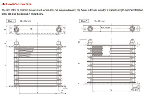HKS O/C Core 200mm W / 200mm H / 32mm D - 15row (15006-AK002)