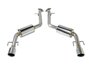 REMARK 2021+ Lexus IS300/ IS350 Axleback Exhaust - Stainless Double Wall Tip (Muffler Version) (RO-TSE4-DM)
