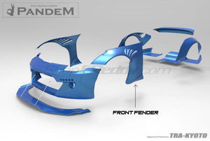 GReddy Nissan Z33 Rocket Bunny Aero Kit - Guardabarros delanteros