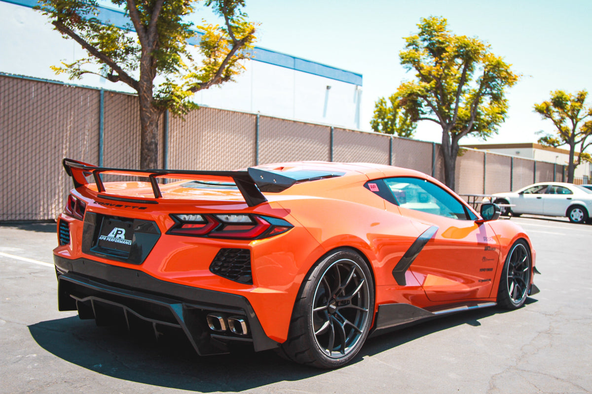 APR Peformance  Chevrolet Corvette C8 License Plate Backing 2020-UP