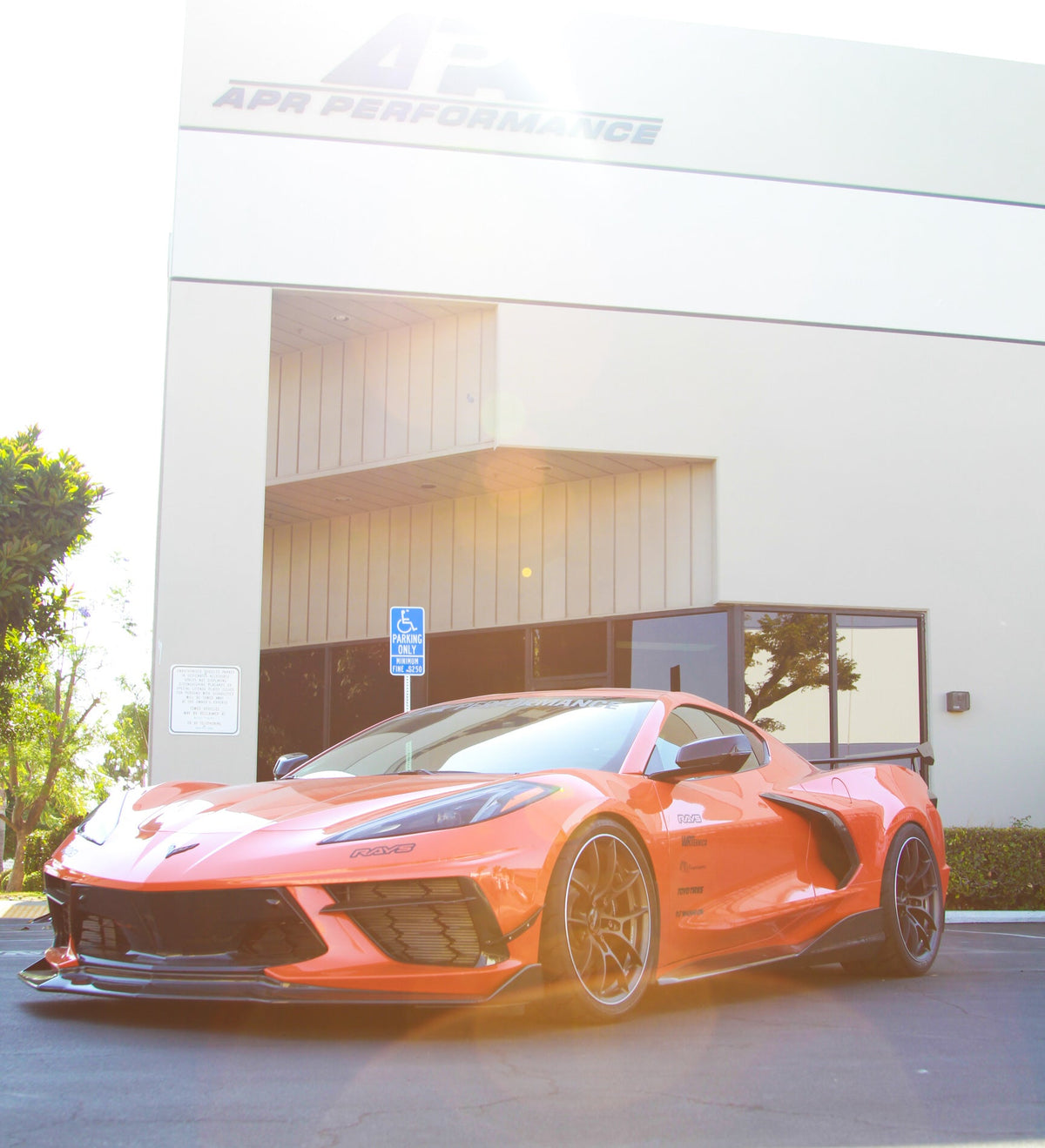 APR Peformance  Chevrolet Corvette C8 Front Bumper Side Bezels 2020-UP