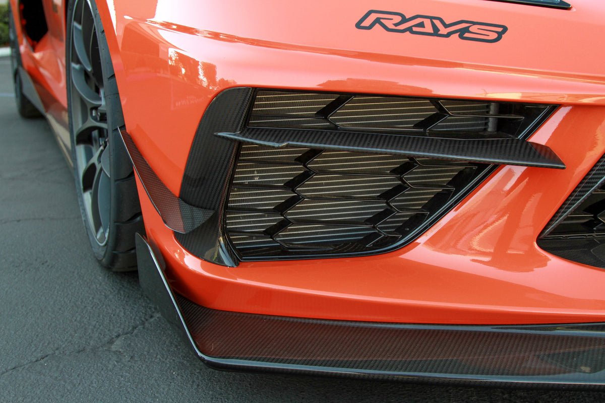 APR Peformance  Chevrolet Corvette C8 Front Bumper Side Bezels 2020-UP