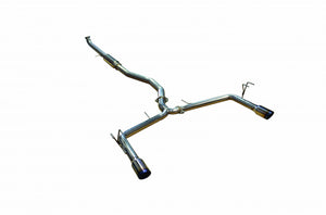Injen 16-21 Honda Civic 1.5L Turbo 4Cyl (Sedan) Escape Cat-Back SS de 63 mm con puntas dobles de titanio quemado (SES1572TT)