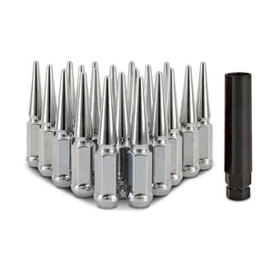 Mishimoto Steel Spiked Lug Nuts M12x1.5 20pc Set - Chrome (MMLG-SP1215-20CH)