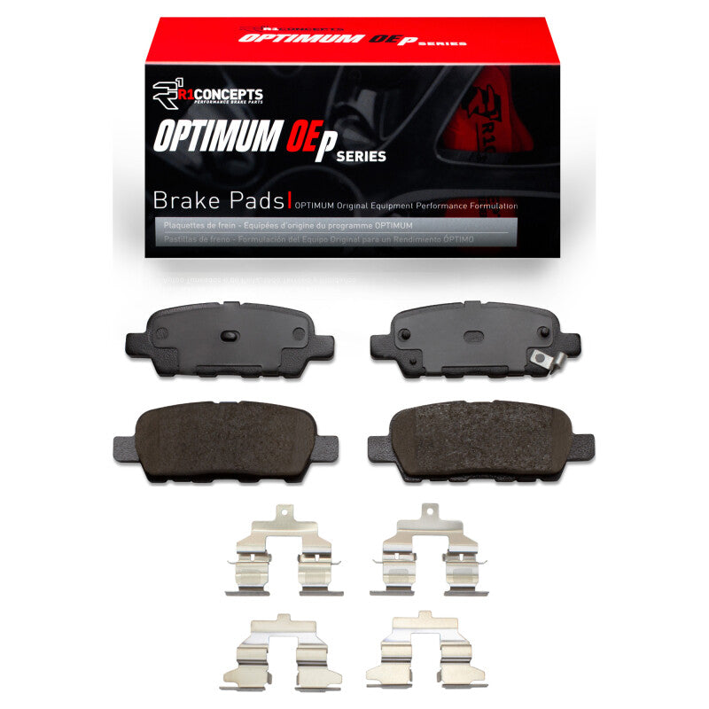 R1 2002-2025 Nissan Juke Rear R1 Optimum OE Pads & Hardware Kit (2551-0905-01)