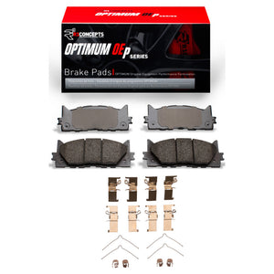 R1 2007-2018 Lexus ES350 Front R1 Optimum OE Pads & Hardware Kit (2551-1293-01)