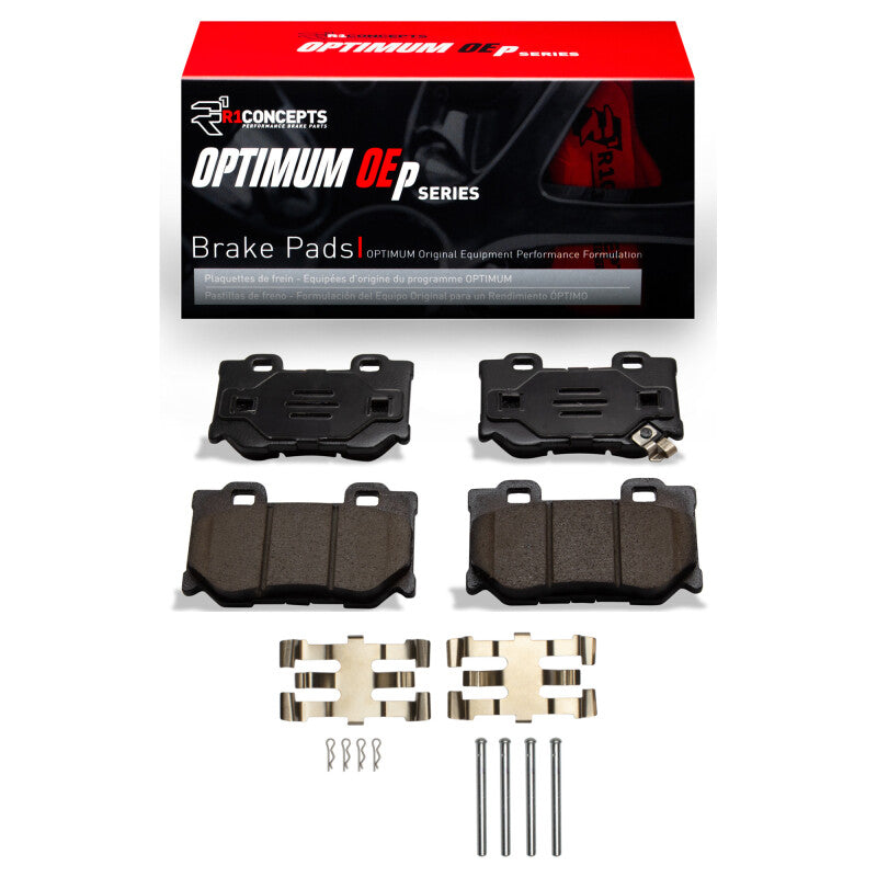 R1 2008-2025 Infiniti FX50 Rear R1 Optimum OE Pads & Hardware Kit (2551-1347-01)