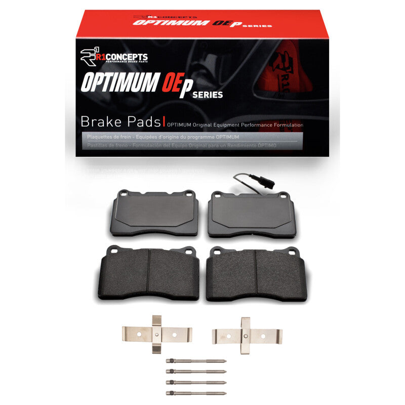 R1 2014-2022 Maserati Ghibli Front R1 Optimum OE Pads & Hardware Kit (2551-1016-01)