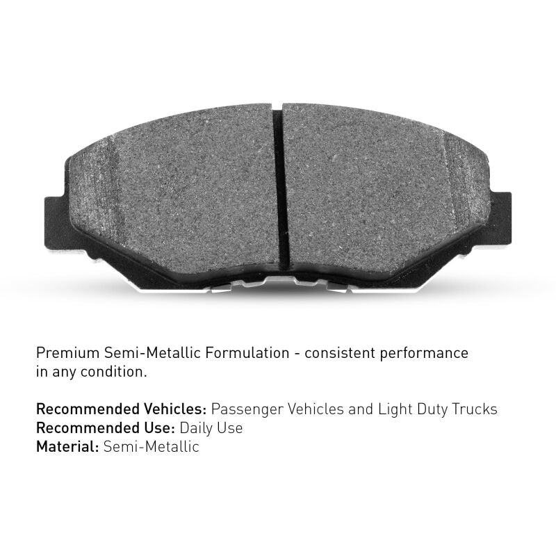 R1 2015-2018 Mercedes-Benz C200 (Mexico) Front R1 Semi Met Pads (2311-1862-09)