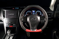 DAMD D-Shape Steering Wheel Red Formula - 11-16 Impreza, 12-14 Legacy / Outback, 14-16 Forester, & 13-16 Crosstrek
