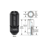 Project Kics CL53 Leggdura Racing Shell Set - Negro (20 piezas)