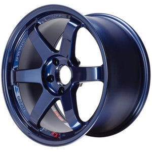 Volk Racing TE37SL 18x9.5 +22 5x114.3 Wheel in Mag Blue