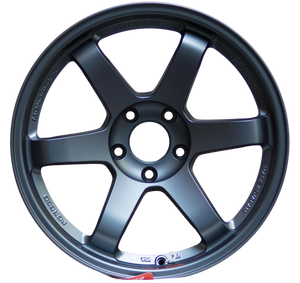 Volk Racing TE37SL 18x9.5 +22 5x114.3 Wheel in Matte Blue Gunmetal