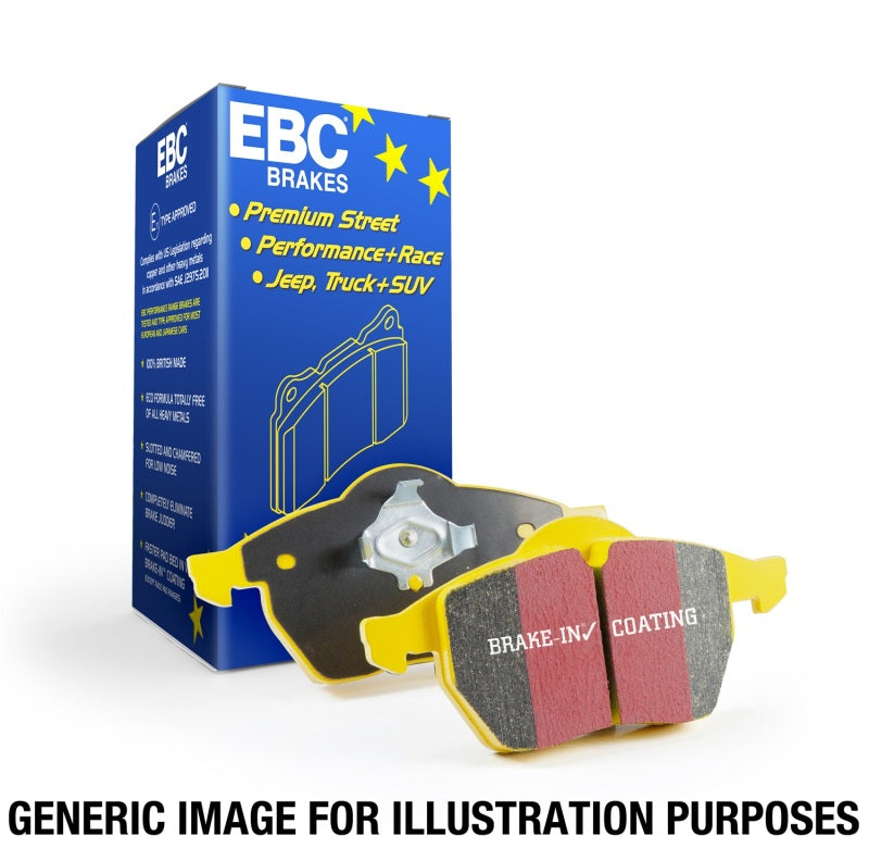 EBC Yellowstuff Front Brake Pads for Subaru WRX 2017-2019 – High Friction Street and Track Performance