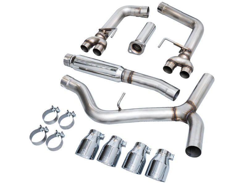 AWE Tuning 2022+ Subaru WRX Track Edition Exhaust with Chrome Silver Tips