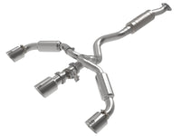 aFe 23+ Toyota GR Corolla L3 1.6L (t) Gemini XV 3in to 2-1/2in Cat Back Exhaust w/ Polished Tips (49-36070-P)