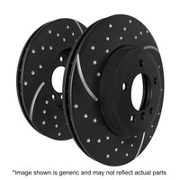 EBC GD Series Sport Slotted Rear Brake Rotors for Subaru Legacy, Outback, and WRX (Part No. EBCGD7710)