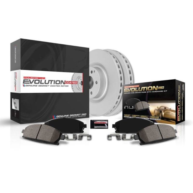 PowerStop 22+ WRX Z17 Evolution Geomet Coated Brake Rotor Kit also fits 15-16 Legacy & Outback