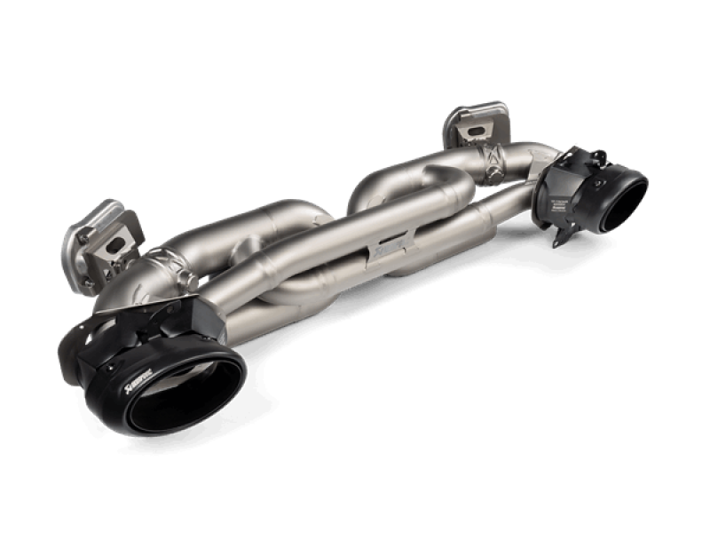 Akrapovic Titanium Slip-On Race Line Exhaust for Porsche 911 Turbo (992) – Enhanced Performance and Sound