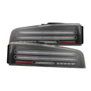 AlphaRex 23-25 Nissan Z Nova-Series Twin-Loop Style Prismatic LED Tail Lights - Black (691010)